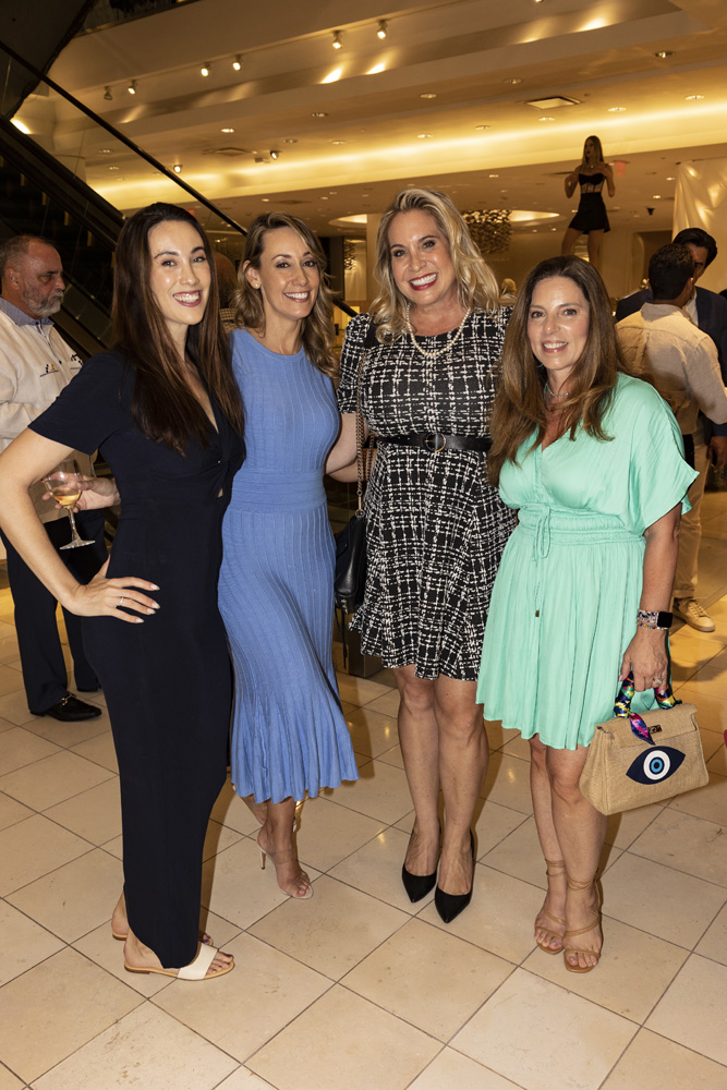 Liz long, Melissa Davis ,Susan Priscal, and Colette Varese at the St. Judes Children's Hospital cocktail at Neiman Marcus Coral Gables