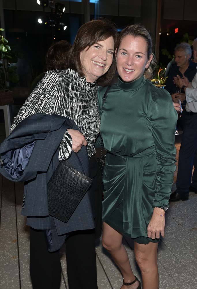 Debra Scholl and Munisha Underhill at Oolite's The Ellies 2023 at the PAMM