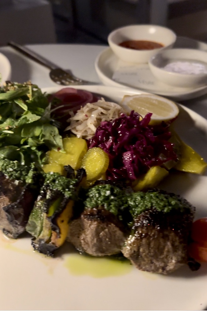 Lamb loin shish kebabs (photo by SocialMiami)