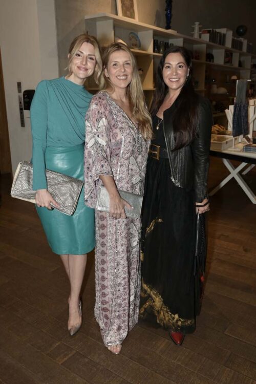 Iva Kosovic, Sol Pincon, and Soledad Lowe at Oolite's The Ellies 2023 at the PAMM