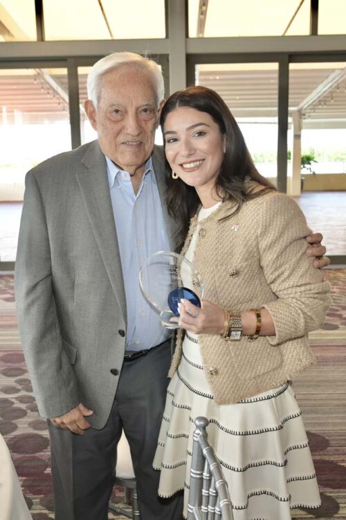 Sam Verdeja and Victoria Verdeja at 36th annual EVCaly/ PRSA Miami Endowment Fund luncheon at the Rusty Pelican