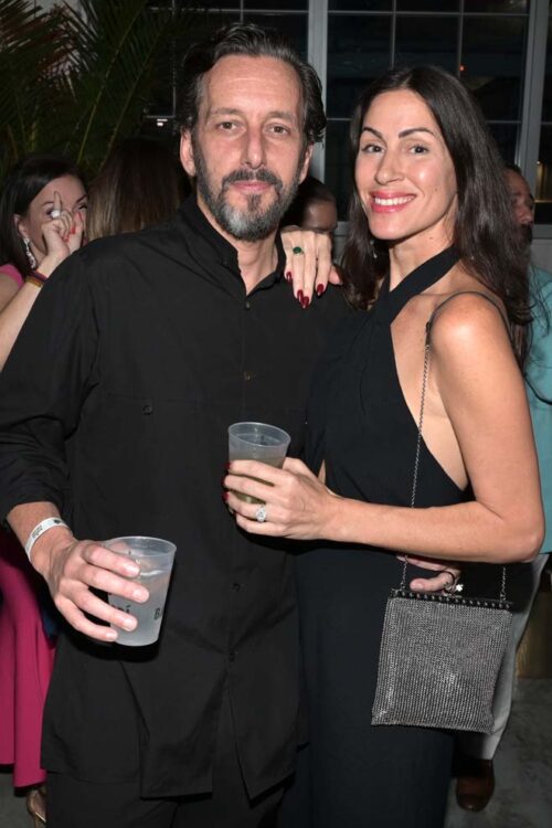 Sean Saylor and Erica Saylor at the Amigo's Night at the Hanger at Regatta Harbour in Coconut Grove
