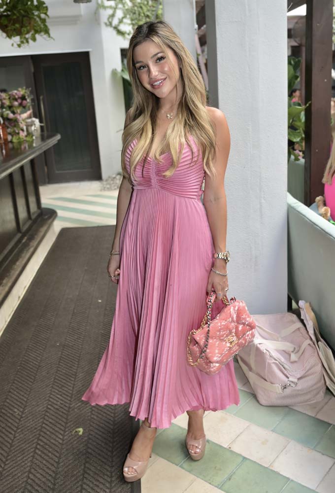 Franchesca Lozano at the Women of Tomorrow Rosé luncheon at Soho Beach House