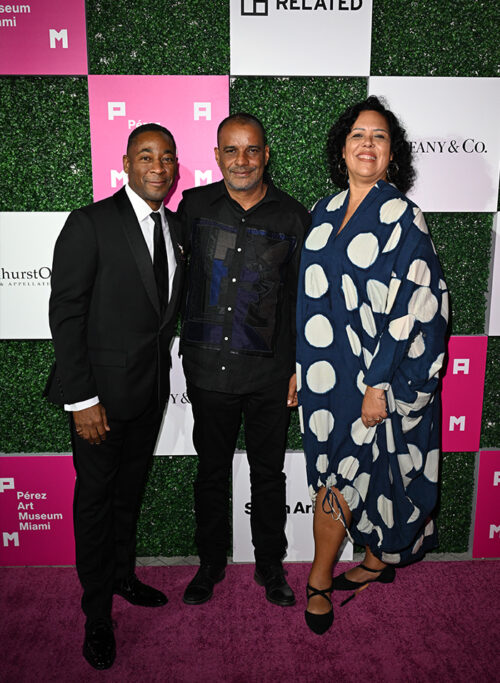 Franklin Sirmans, Cristopher Cozier and Irenee Shaw - Photo Getty Images - Jason Koerner
