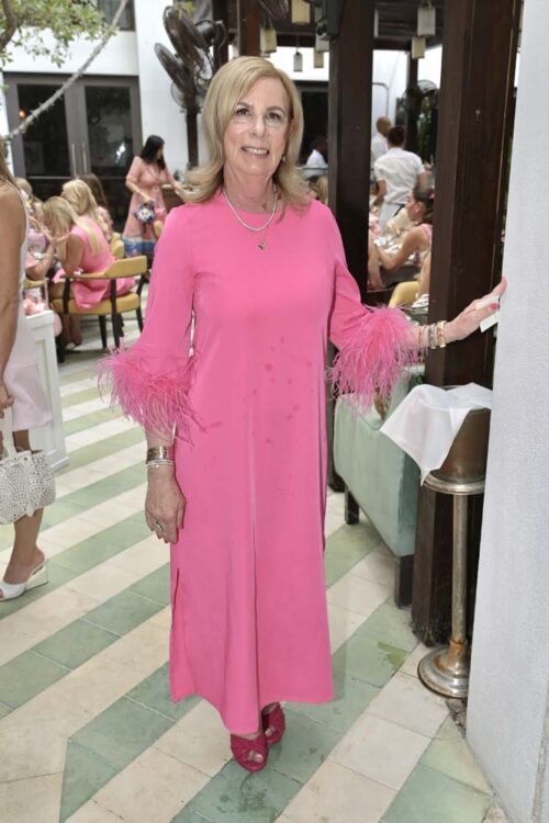 Gigi Whitman at the Women of Tomorrow Rosé luncheon at Soho Beach House