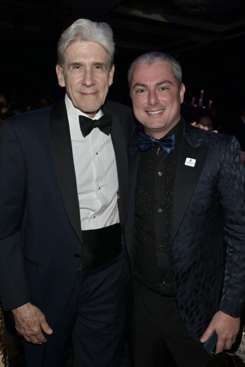UM President Julio Frenk and Eugene Frenkel at the 28th Annual InterContinental Miami Make-A-Wish Ball