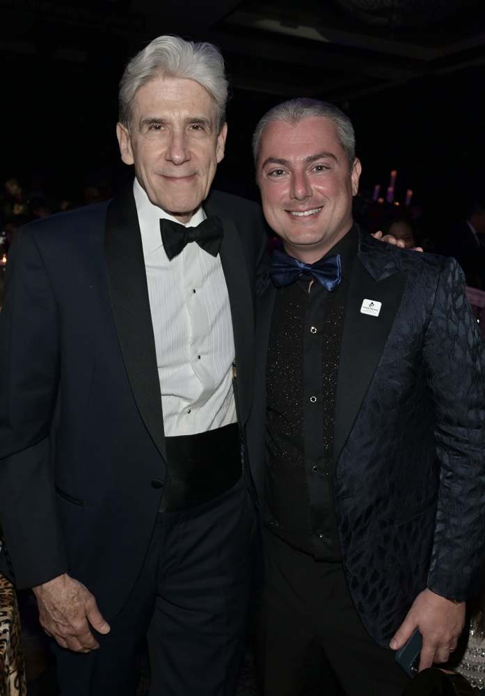 UM President Julio Frenk and Eugene Frenkel at the 28th Annual InterContinental Miami Make-A-Wish Ball