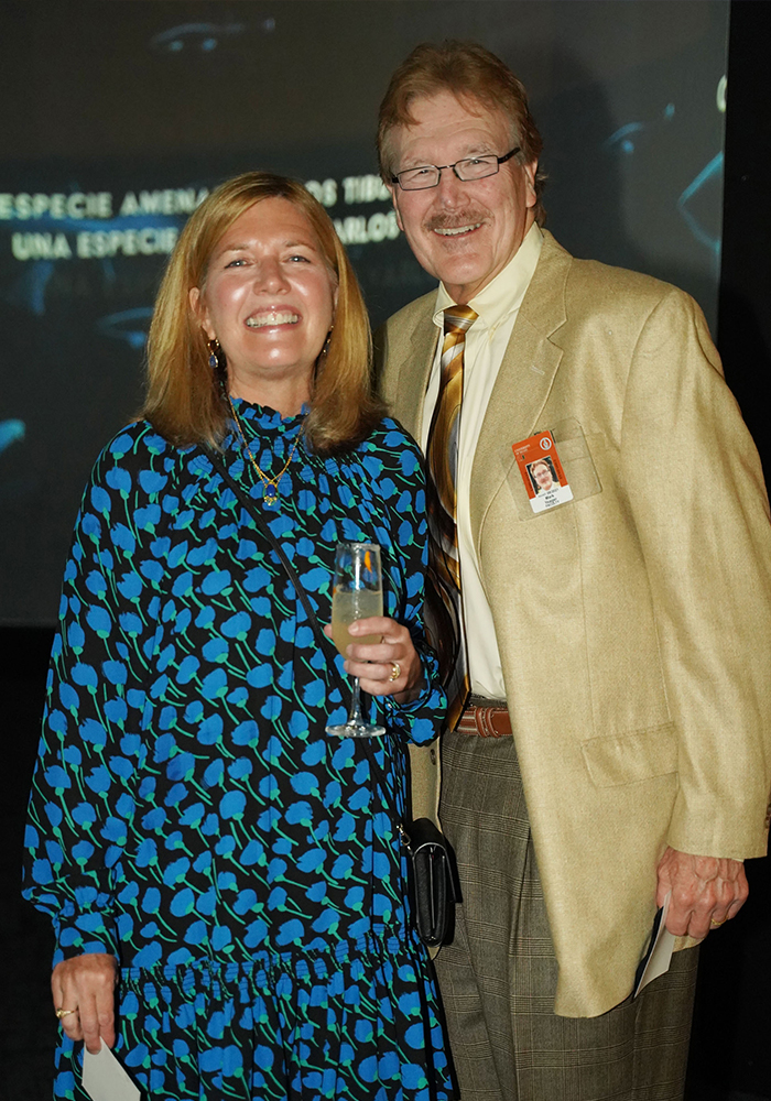 Mary Roddy and Dr. Mark Yeager