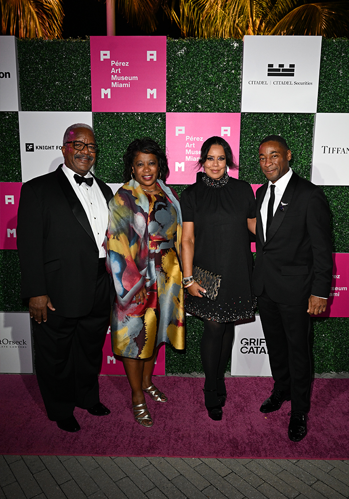 Mayor Keith James, Lorna James, Jessica Sirmans, and Franklin Sirmans - Photo Getty Images - Jason Koerner