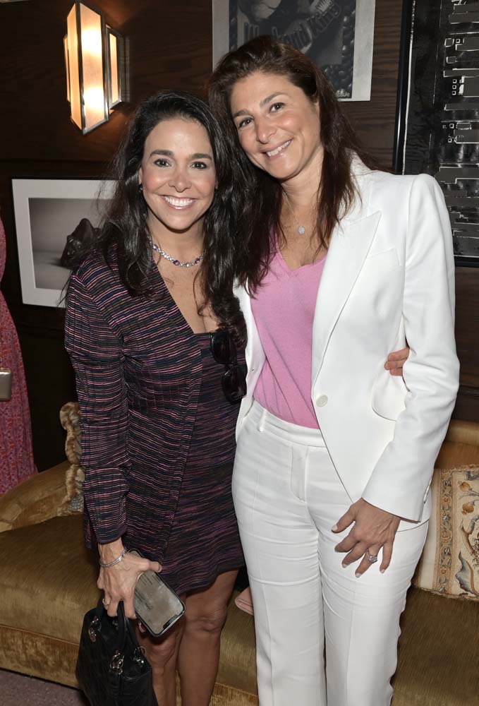 Stephanie Sayfie Aagaard and Lisa Sayfie at the Women of Tomorrow Rosé luncheon at Soho Beach House