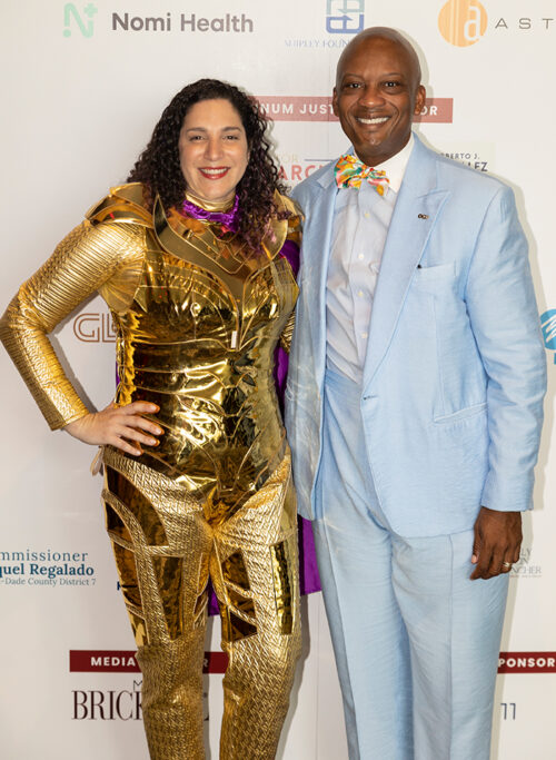 VFC President and CEO Kadie Black and Miami-Dade County Commissioner Oliver Gilbert