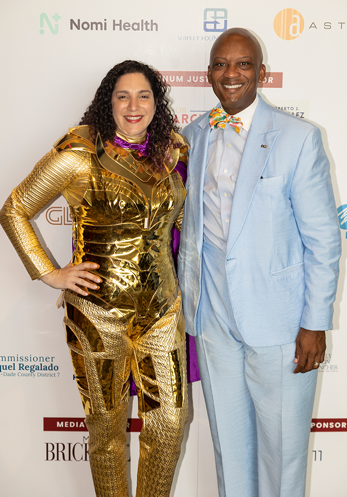 VFC President and CEO Kadie Black and Miami-Dade County Commissioner Oliver Gilbert