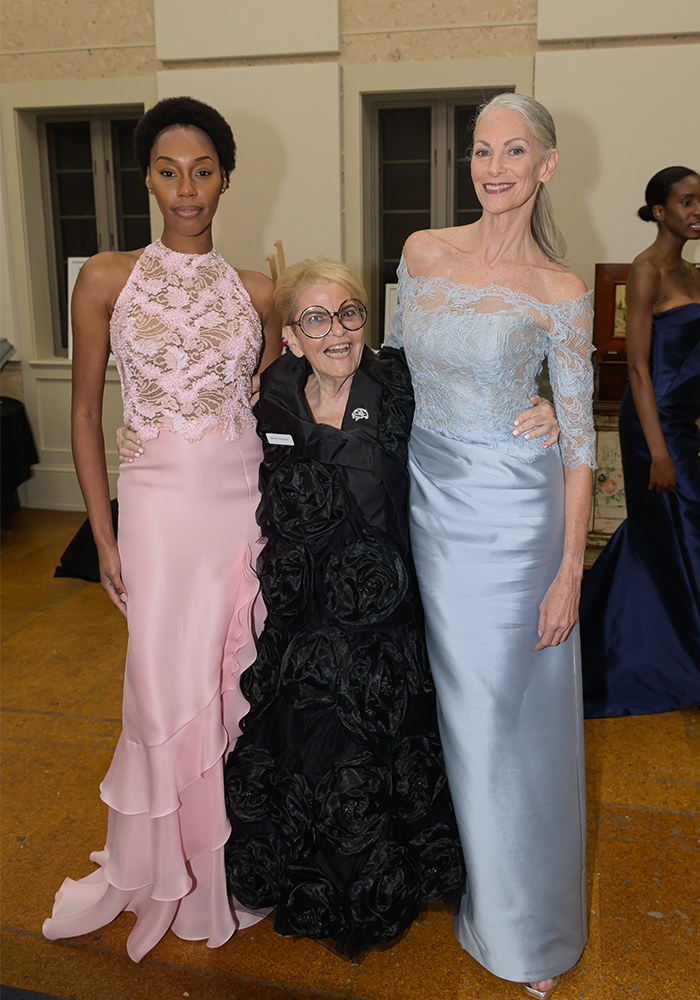 Bernice Steinbaum with models