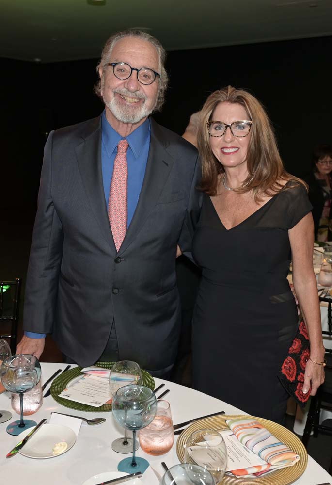 Donald Sussman and Michelle Howland at the Bonnie Clearwater's 10 year celebration dinner at the NSU Art Museum