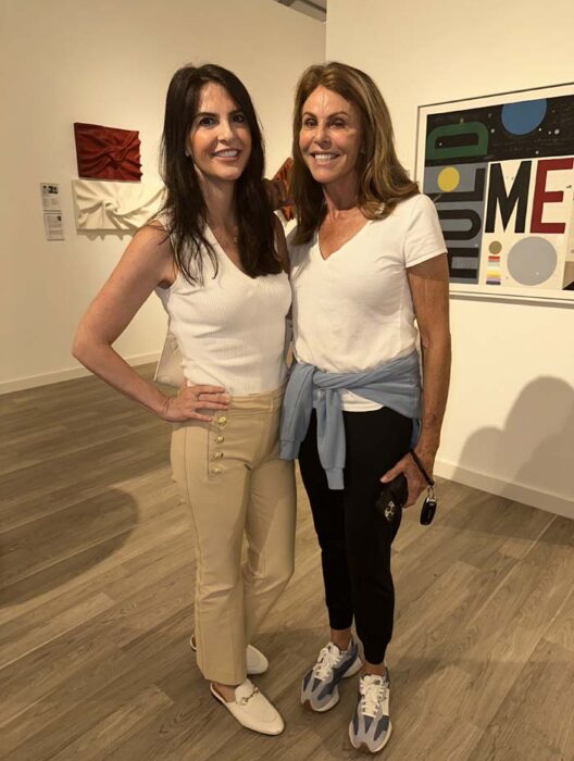 Shanna Preve and Leslie Miller Saiontz at CONTEXT Art Miami