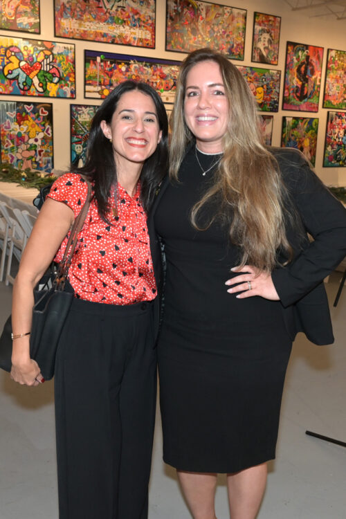 Kelly Penton Chacon and Katharine Davis at the St Jude Thanks and Giving event at Britto Palace