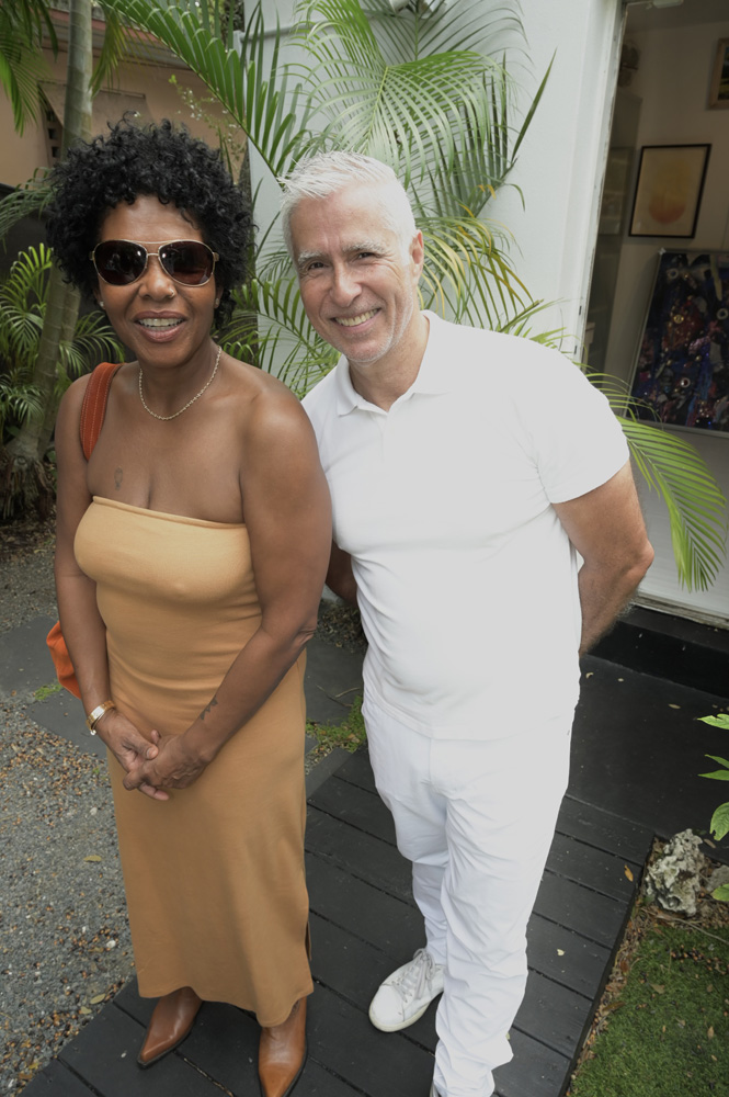 Dana and Alfredo Richard at Carlos Betancourt's Art Week Brunch