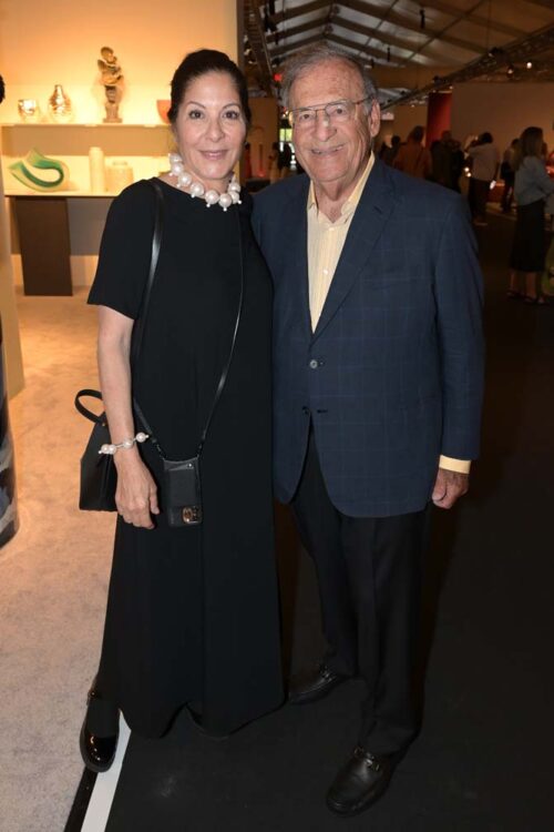 Yolanda and Jeff Berkowitz at the opening of Design Miami/ 2023