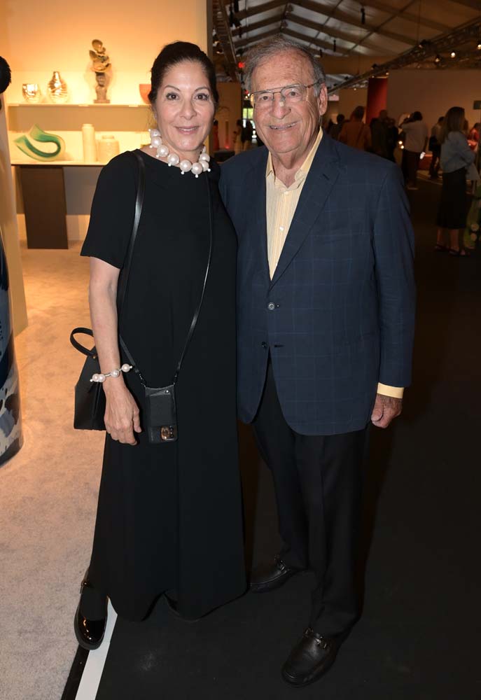 Yolanda and Jeff Berkowitz at the opening of Design Miami/ 2023