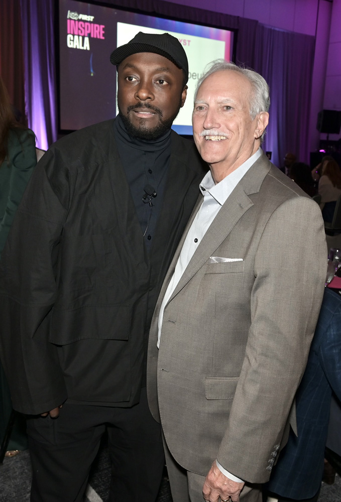 will.i.am and Mike Bezos at the 2023 FIRST Inspire Gala