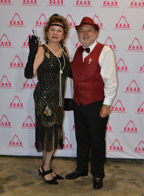 Martha Lizarraga Consul of Peru and husband Dr Gilberto Zeballos at AEA Gatsby Giving Gala