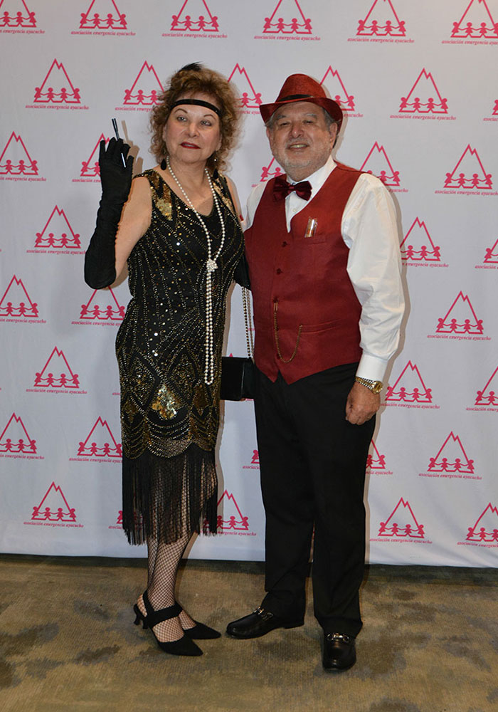 Martha Lizarraga Consul of Peru and husband Dr Gilberto Zeballos at AEA Gatsby Giving Gala