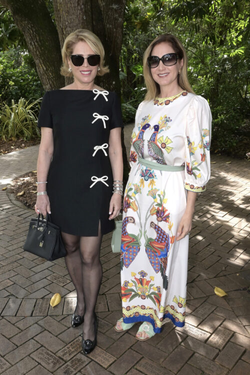 Barbara Hevia and Laura Buccellati at Splendor in the Garden 2024 at Fairchild Tropical Botanical Garden