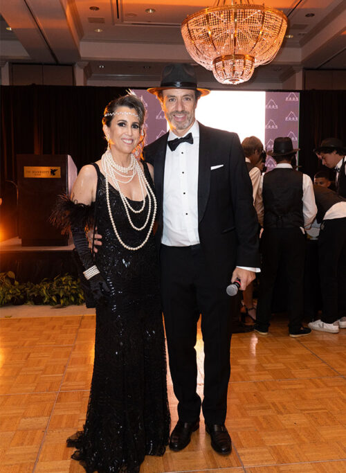Ursula Castaneda and Ignacio Vidaguren Platinum Sponsors AEA Gatsby Gala