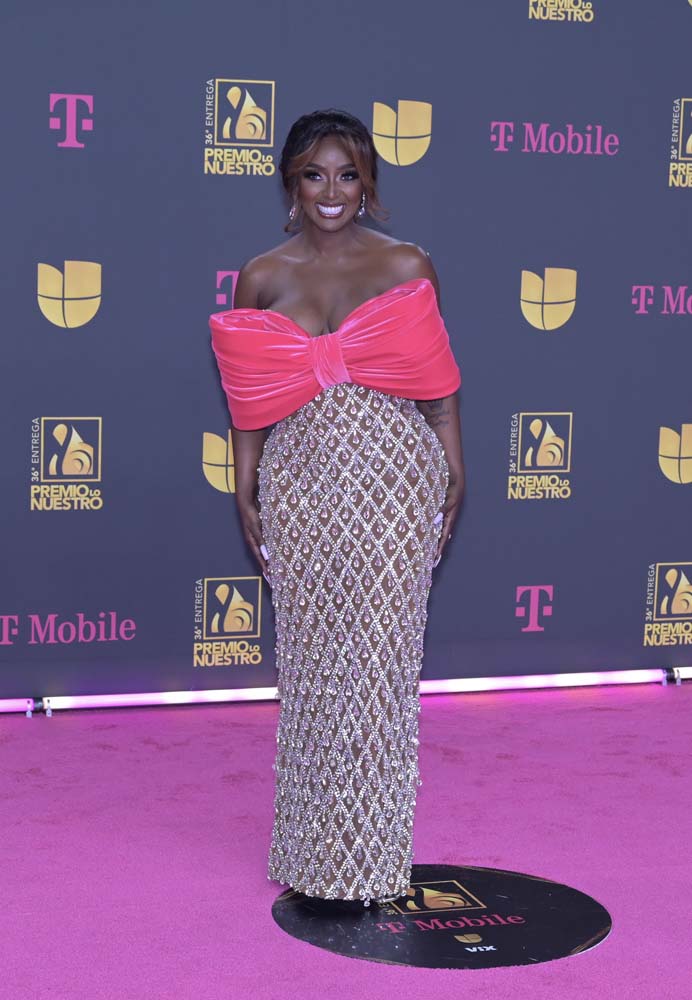 Reality star Amara La Negra at the 2024 Premio Lo Nuestro at the Kaseya Center