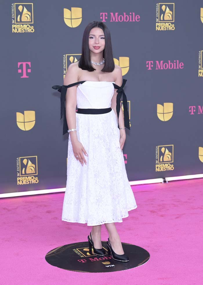 Angela Aguilar at the 2024 Premio Lo Nuestro at the Kaseya Center