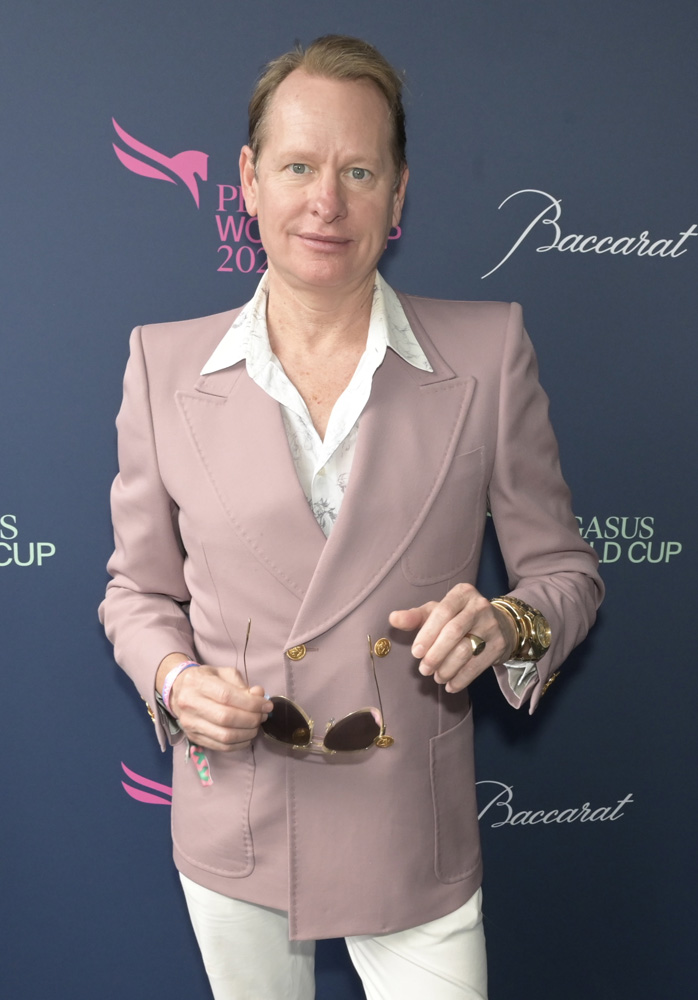 Carson Kressley at Pegasus World Cup 2024 at Gulfstream Park