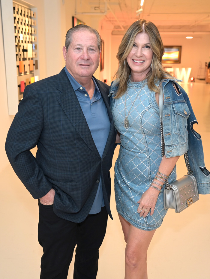 Gary and Dana Shear at the Rene by RR show at Miami Fashion Week 2024 at the Gary Nadar Gallery in Wynwood