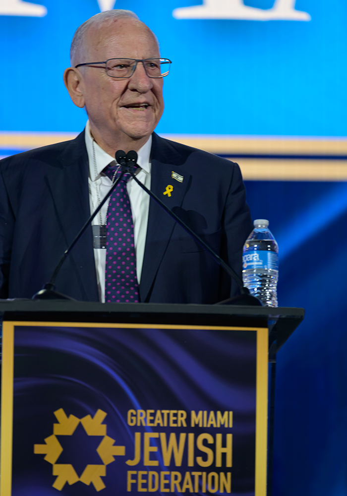 Keynote speaker His Excellency Reuven Rivlin, the 10th President of Israel