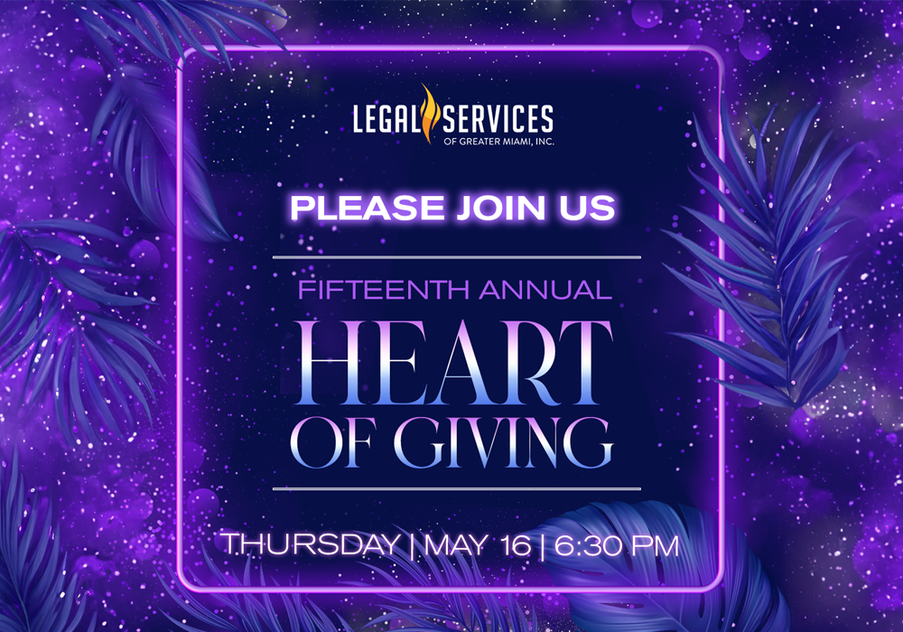 Heart of Giving 2024 Legal Services of Greater Miami
