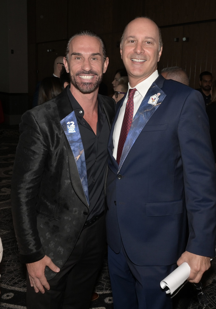 Jonathan Babicka and Robby Elias at the Ronald McDonald House of South Florida 12 Good Men luncheon at the Loews Coral Gables