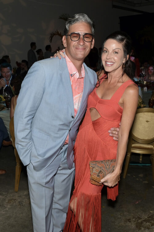 Jorge Camaraza and Ginger Harris at the Playing for Change gala at the Rubell Museum