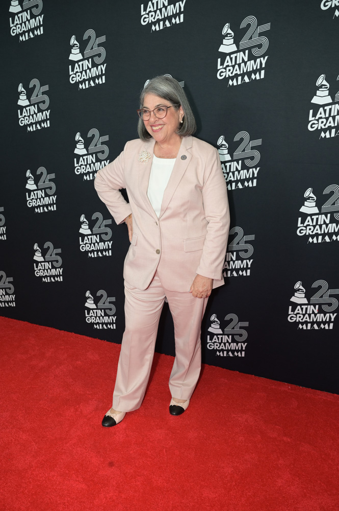 Miami-Dade County Mayor Daniela Levine Cava at the 25th Latin Grammy awards coming to Miami announcement at the Kaseya Center