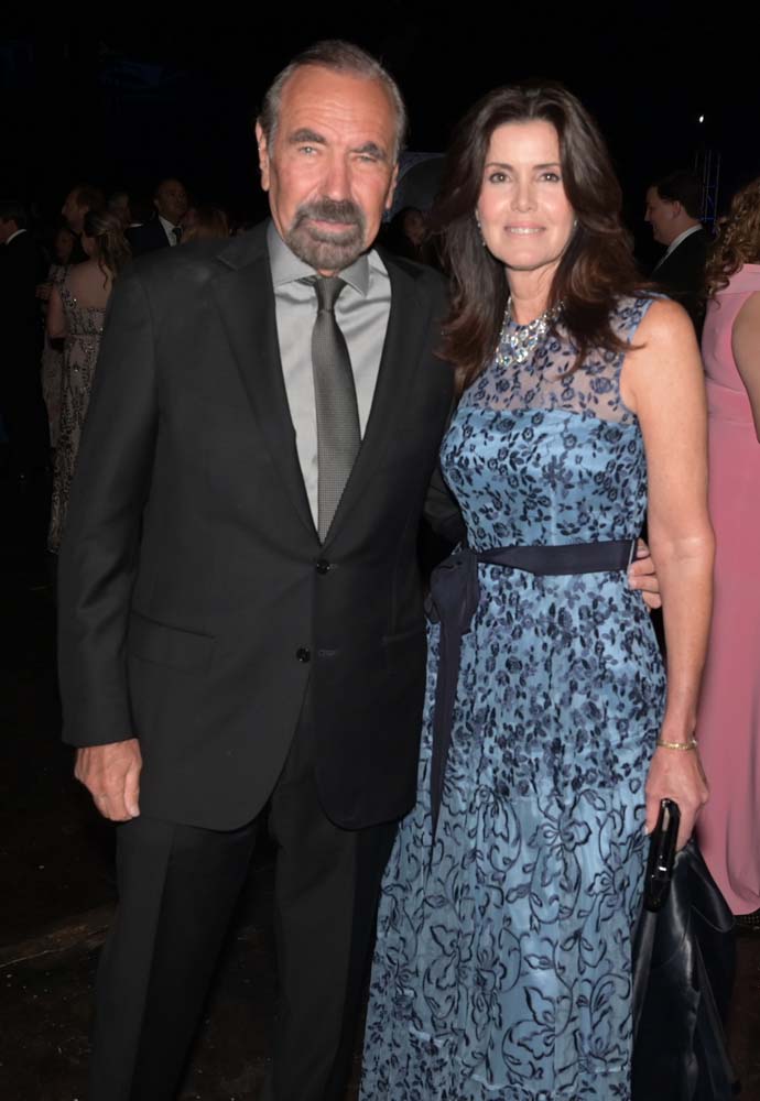 Jorge Perez and Darlene Perez at the Jackson Memorial Hospital Foundation's  2024 Golden Angels Gala at Ice Palace Studios