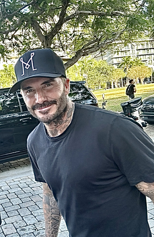 David Beckham spotted at the Shops of Midtown Miami