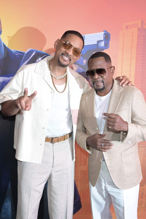 Will Smith and Martin Lawrence attends the Bad Boys: Ride Or Die Miami Premiere at Silverspot