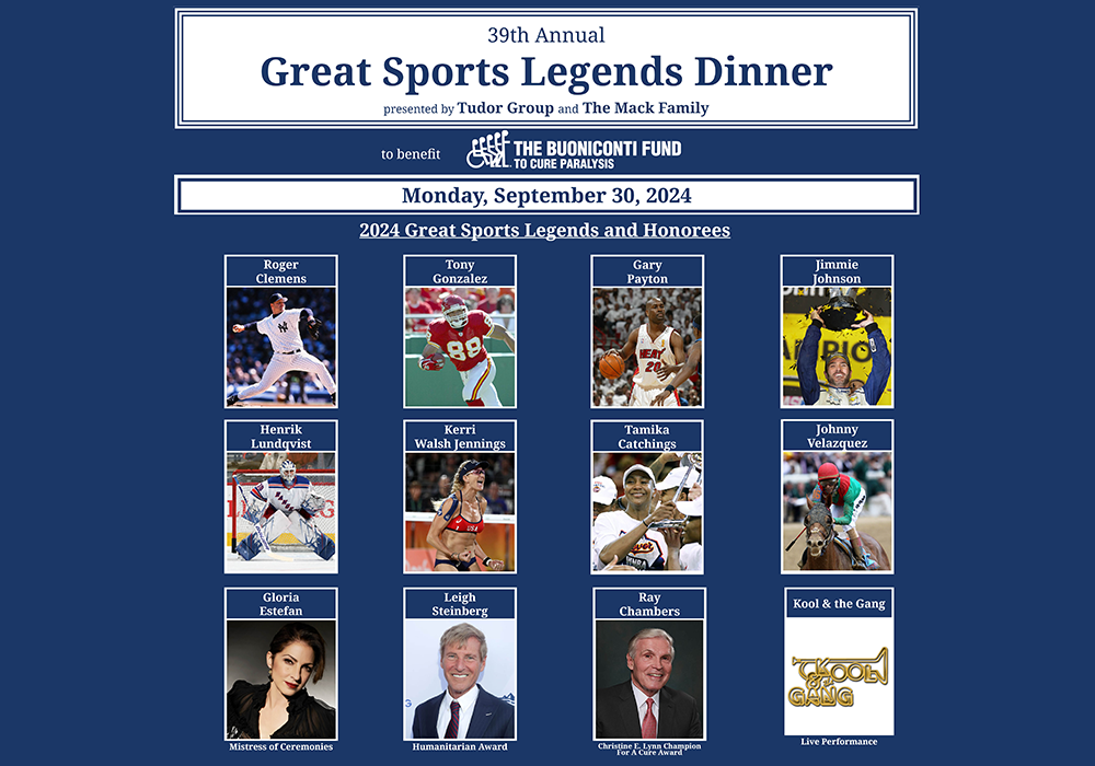 The 39th Annual Great Sports Legends Dinner