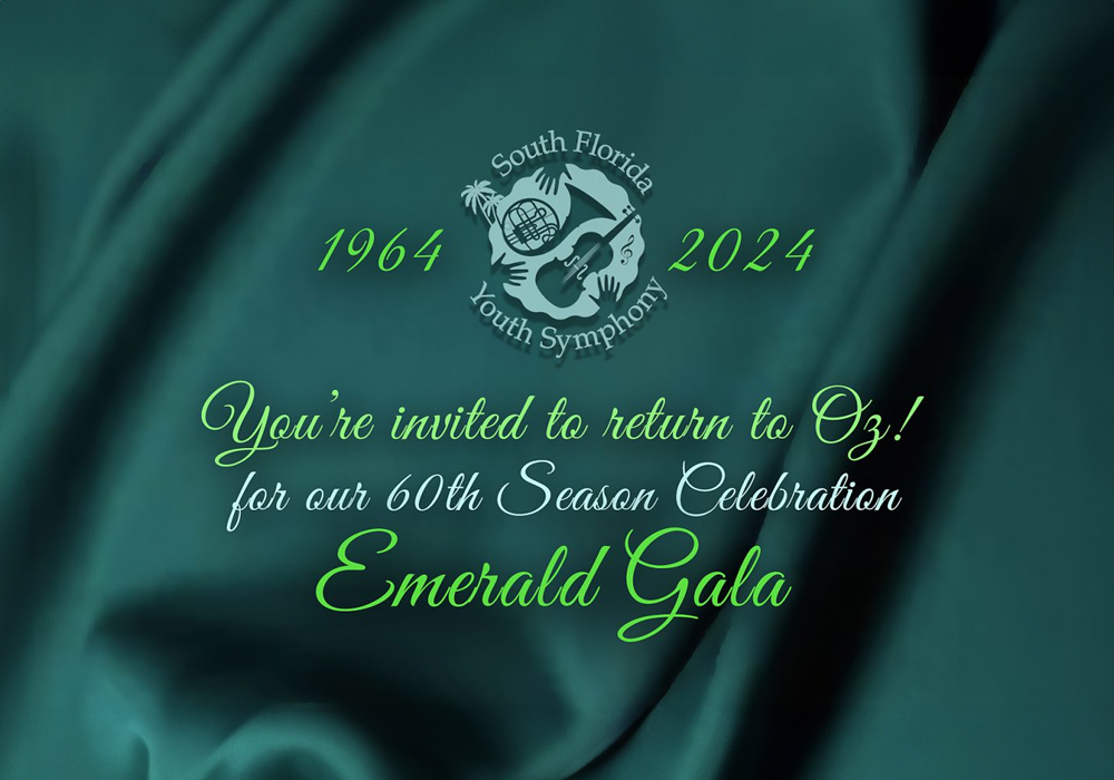 South Florida Youth Symphony Emerald Gala 2024