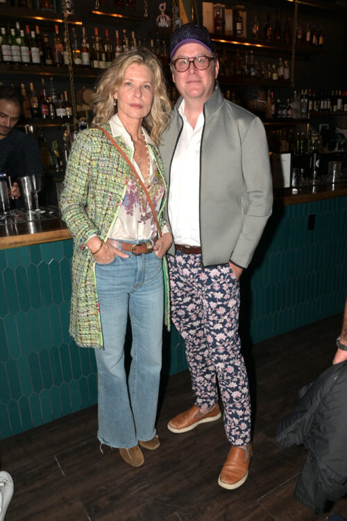 Kate Vernon and Christian Lloyd at the Film Florida party at the 49th Toronto Film Festival