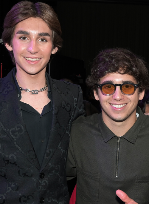 Austin Sayfie Aagaard with SNL Cast Member Marcello Hernandez