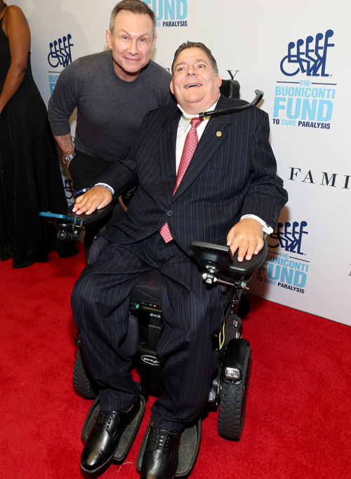 Christian Slater and Marc Buoniconti