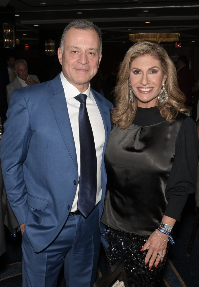 Dr. Allan Levi and Teresa Rodriguez attend The Buoniconti Fund to Cure Paralysis 39th Annual Great Sports Legends Dinner at the Hilton Midtown New York