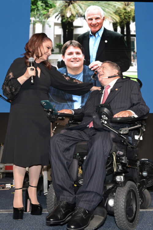 Gloria Estefan, Marc Buoniconti attend The Buoniconti Fund to Cure Paralysis 39th Annual Great Sports Legends Dinner at the Hilton Midtown New York