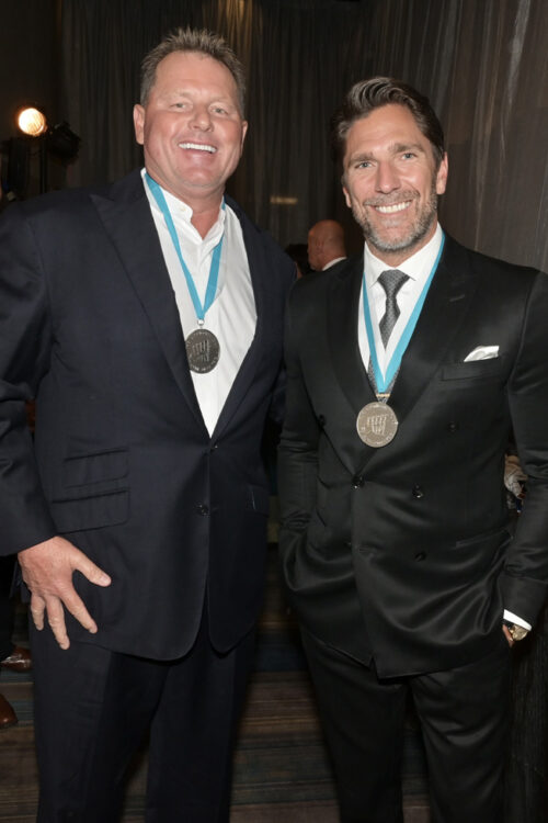 Roger Clemens and Henrik Lundqvist attend The Buoniconti Fund to Cure Paralysis 39th Annual Great Sports Legends Dinner at the Hilton Midtown New York