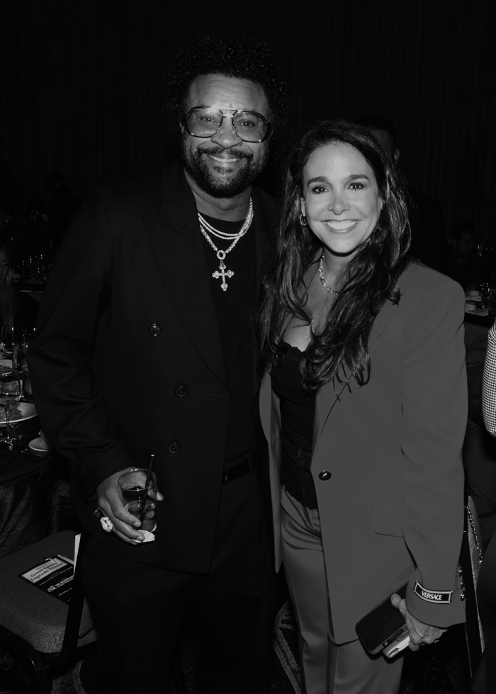 Shaggy and Stephanie Sayfie-Aagaard attend The Buoniconti Fund to Cure Paralysis 39th Annual Great Sports Legends Dinner at the Hilton Midtown New York