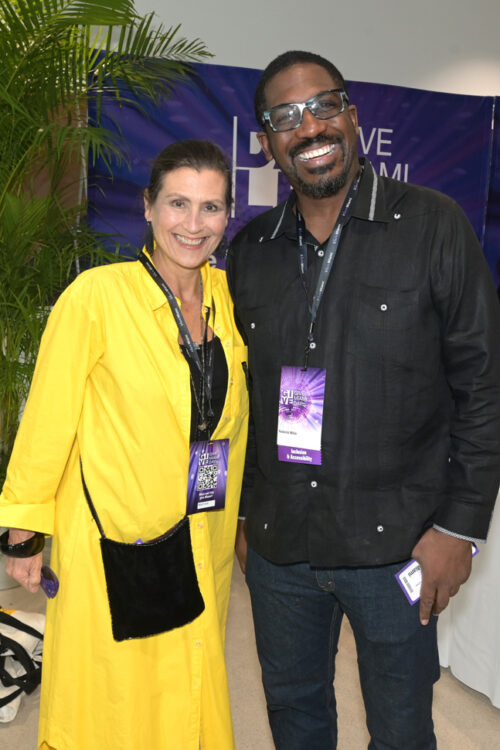 Women's Fund Executive Director Marya Meyer and Beacon Council Director Roderick Miller